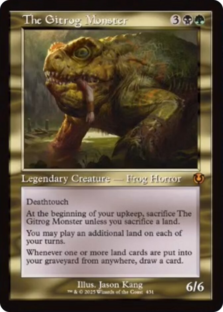 The Gitrog Monster (Retro Frame) [Innistrad Remastered] | Yard's Games Ltd