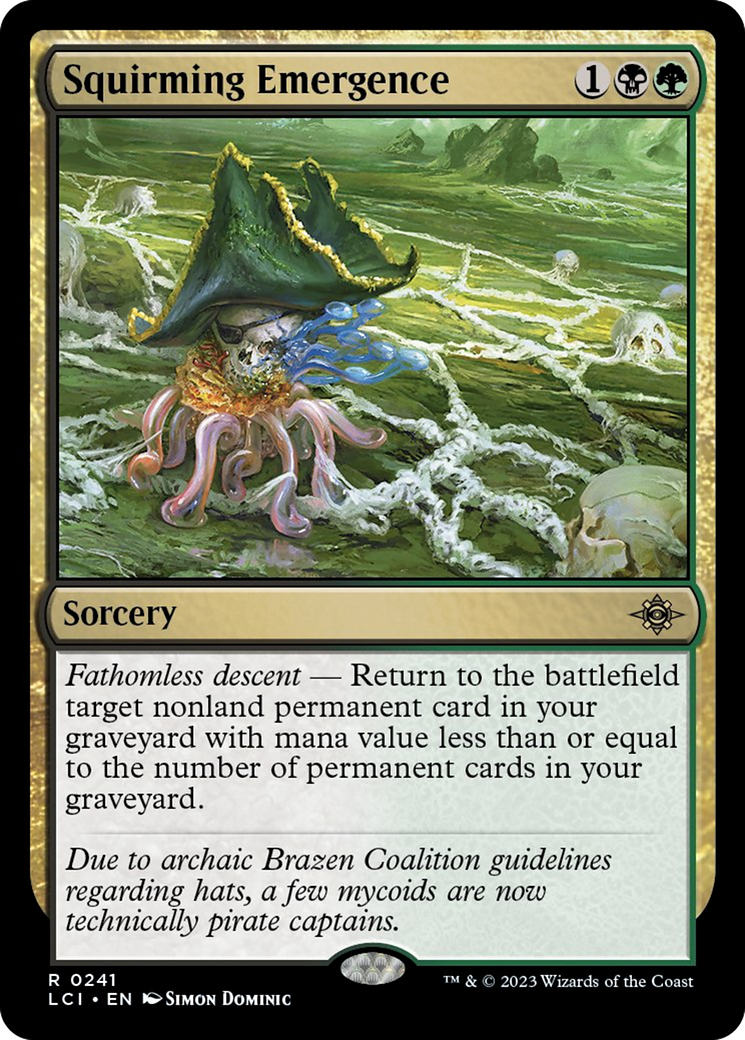 Squirming Emergence [The Lost Caverns of Ixalan] | Yard's Games Ltd