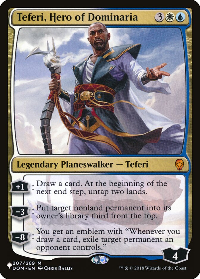 Teferi, Hero of Dominaria [The List] | Yard's Games Ltd