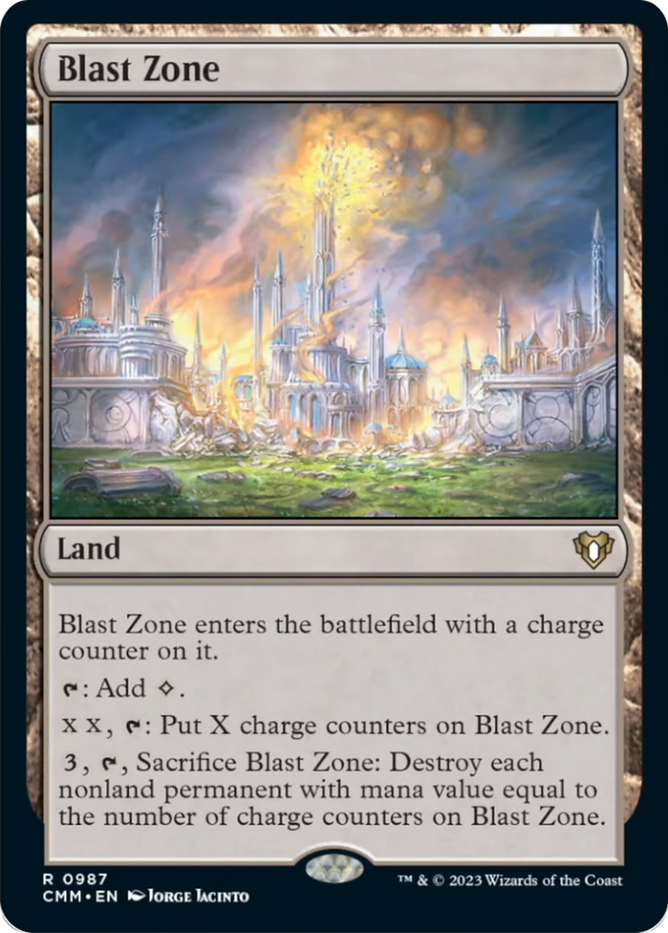 Blast Zone [Commander Masters] | Yard's Games Ltd