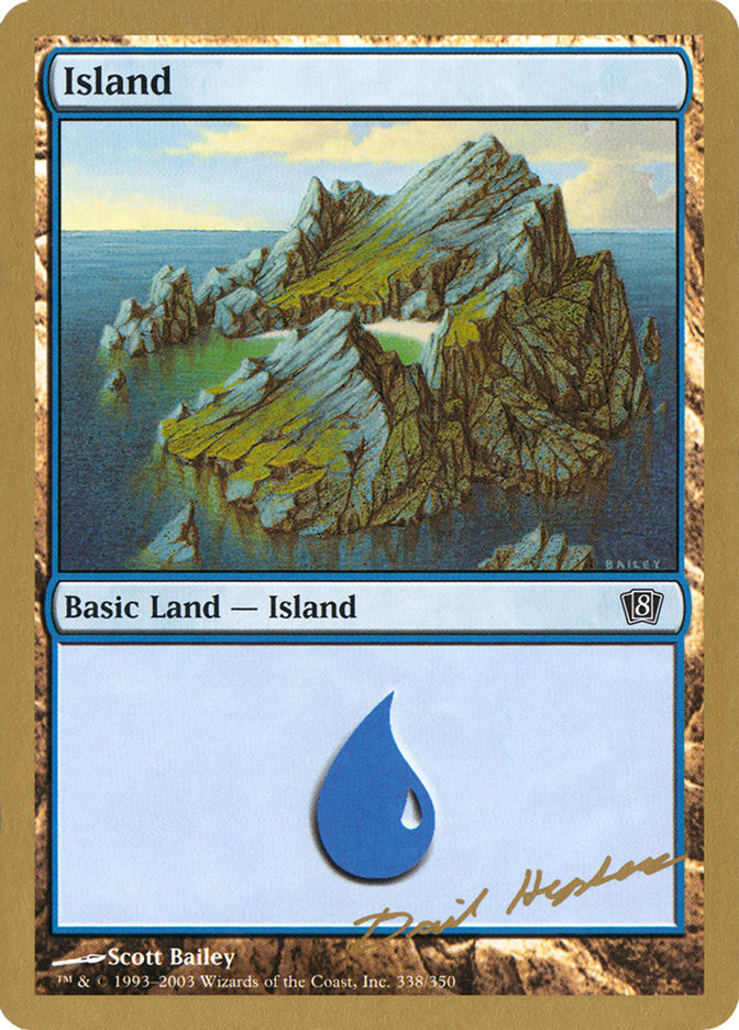 Island (dh338) (Dave Humpherys) [World Championship Decks 2003] | Yard's Games Ltd