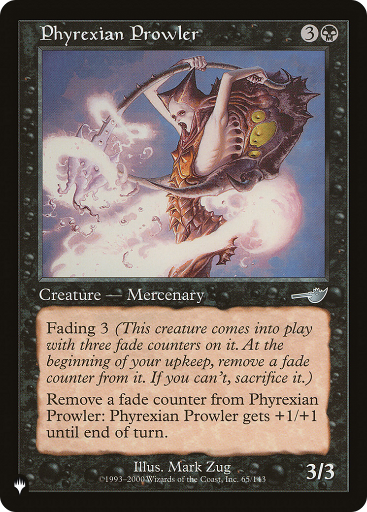 Phyrexian Prowler [The List] | Yard's Games Ltd