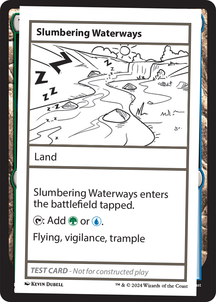 Slumbering Waterways [Mystery Booster 2 Playtest Cards] | Yard's Games Ltd