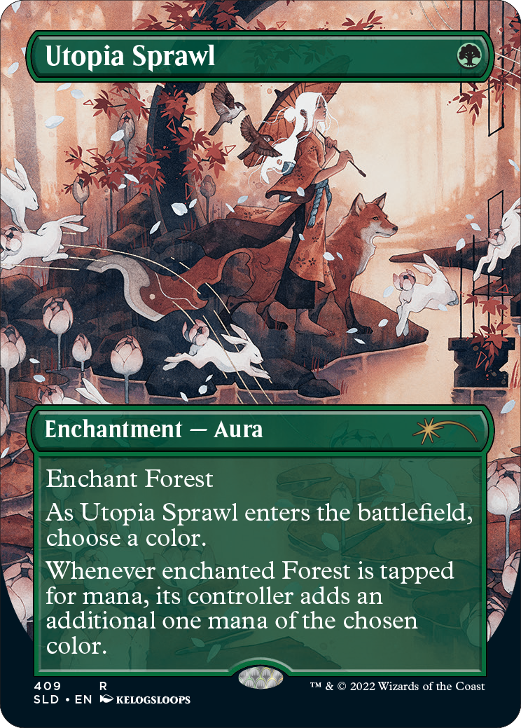 Utopia Sprawl (Borderless) [Secret Lair Drop Series] | Yard's Games Ltd