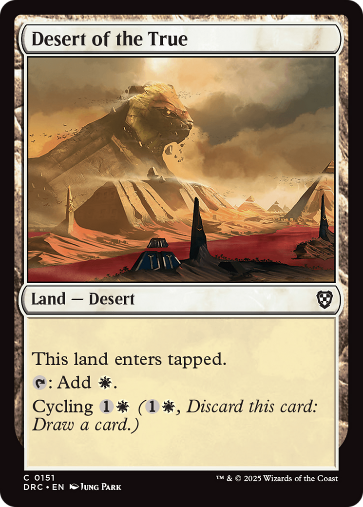 Desert of the True [Aetherdrift Commander] | Yard's Games Ltd