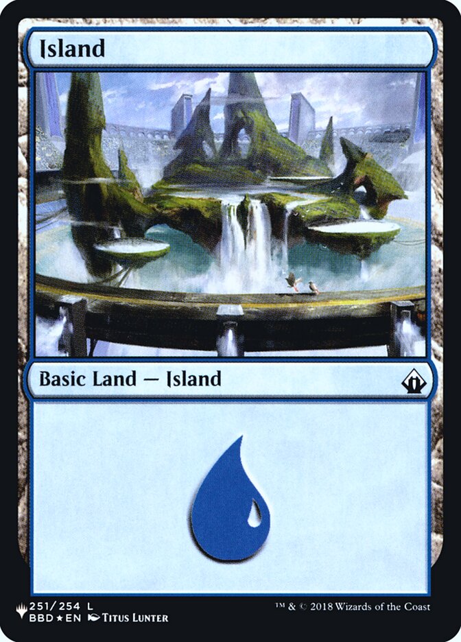 Island (Battlebound) [Secret Lair: Heads I Win, Tails You Lose] | Yard's Games Ltd