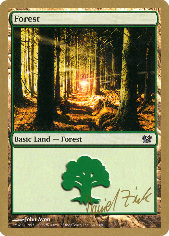 Forest (dz347) (Daniel Zink) [World Championship Decks 2003] | Yard's Games Ltd