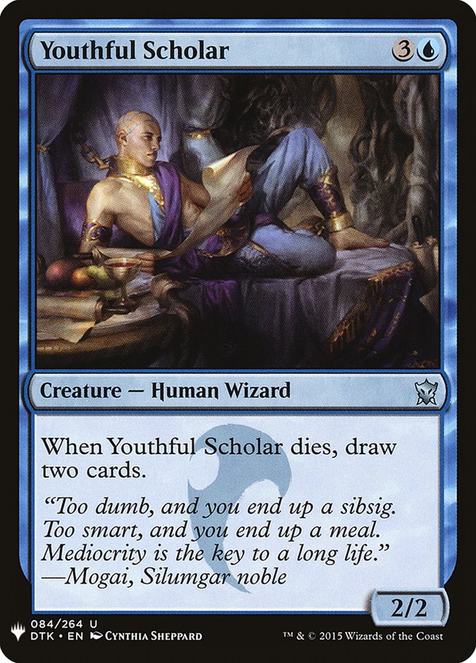 Youthful Scholar [Mystery Booster] | Yard's Games Ltd