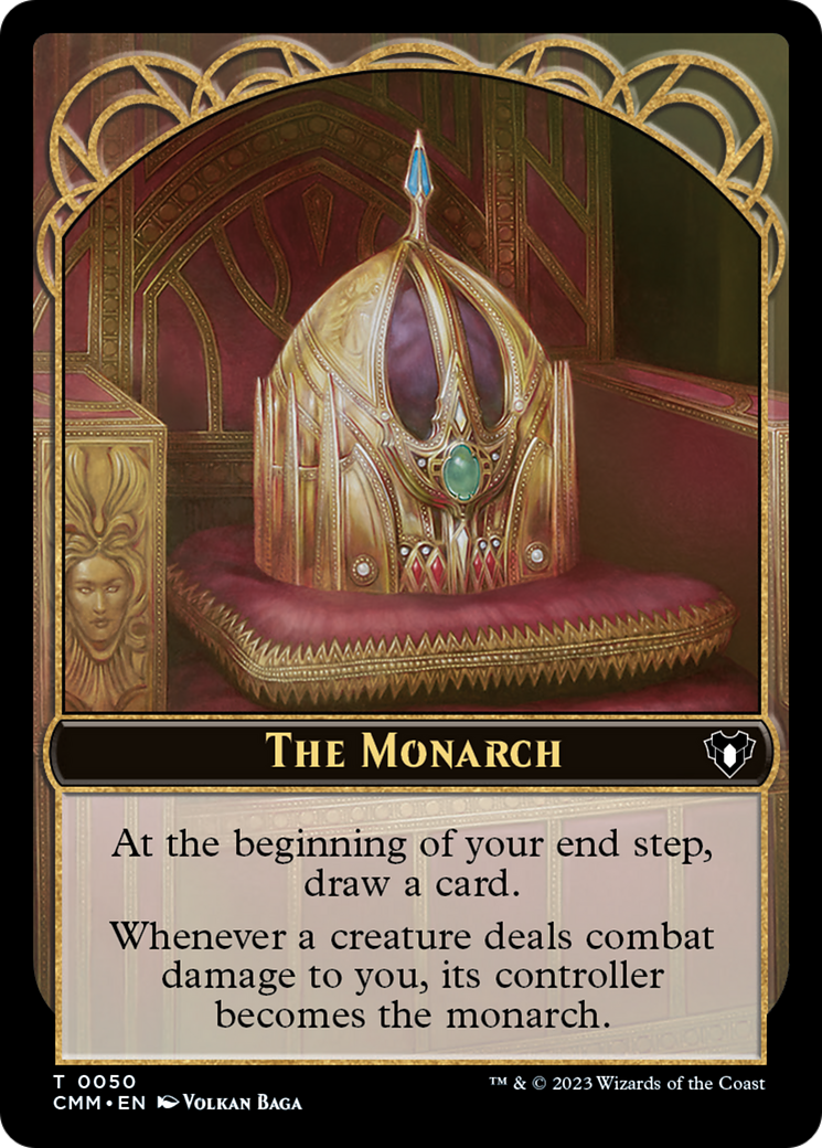 The Monarch Token [Commander Masters Tokens] | Yard's Games Ltd