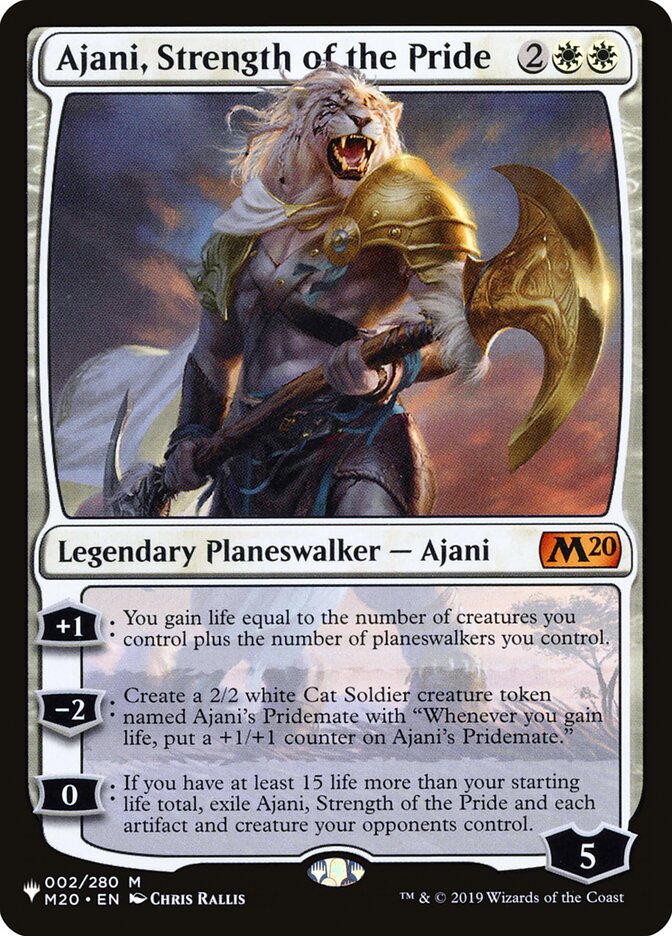 Ajani, Strength of the Pride [The List] | Yard's Games Ltd