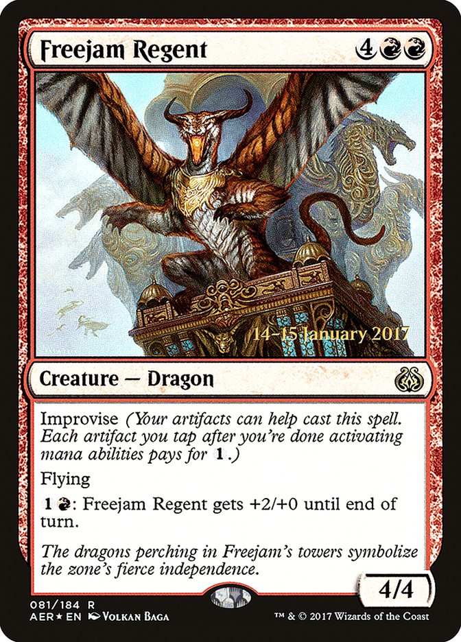 Freejam Regent [Aether Revolt Prerelease Promos] | Yard's Games Ltd