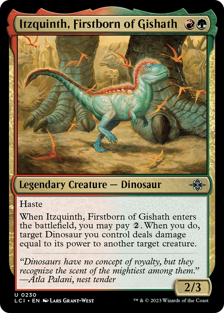 Itzquinth, Firstborn of Gishath [The Lost Caverns of Ixalan] | Yard's Games Ltd