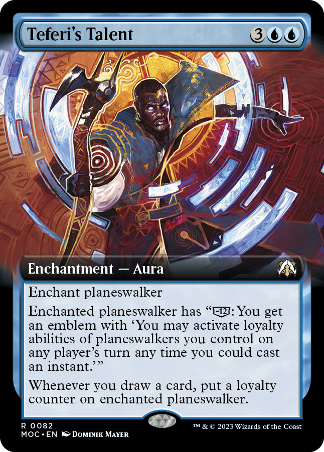 Teferi's Talent (Extended Art) [March of the Machine Commander] | Yard's Games Ltd