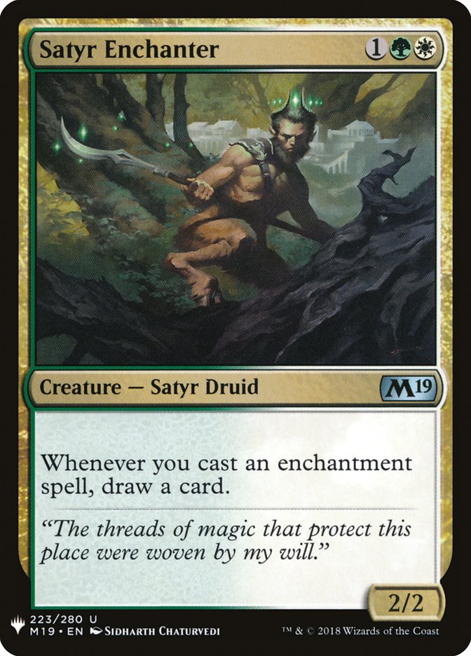 Satyr Enchanter [Mystery Booster] | Yard's Games Ltd