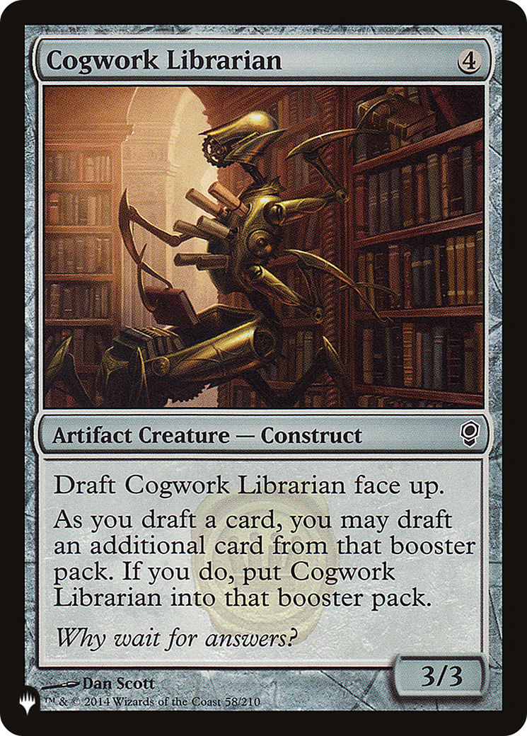 Cogwork Librarian [The List] | Yard's Games Ltd