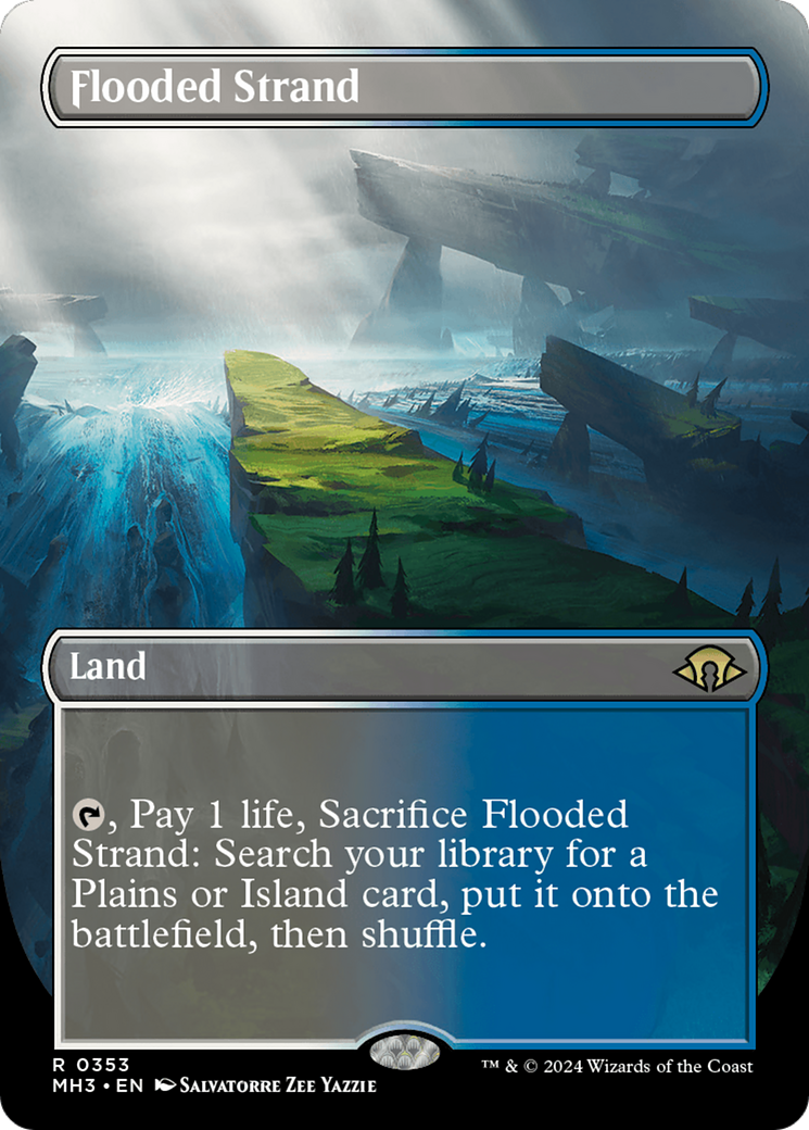 Flooded Strand (Borderless) [Modern Horizons 3] | Yard's Games Ltd