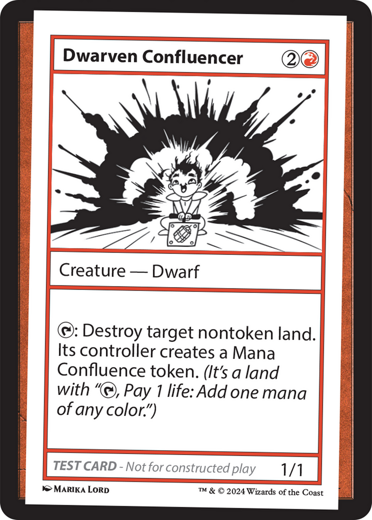 Dwarven Confluencer [Mystery Booster 2 Playtest Cards] | Yard's Games Ltd