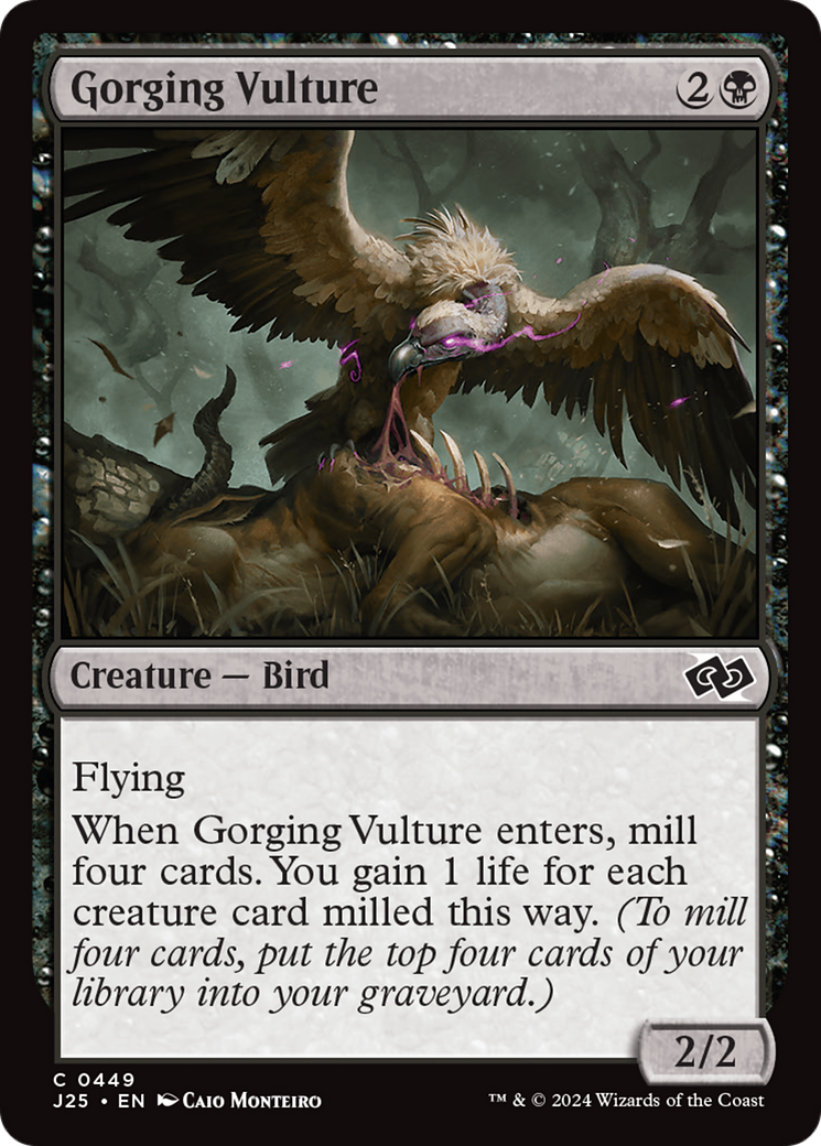 Gorging Vulture [Foundations Jumpstart] | Yard's Games Ltd