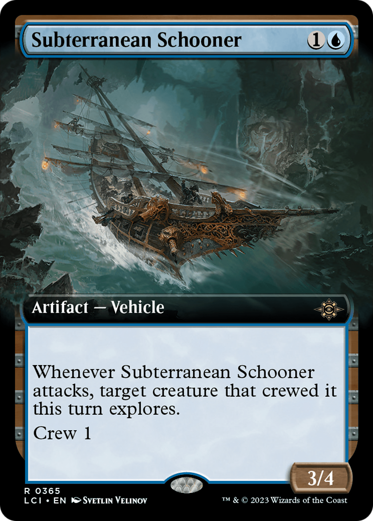 Subterranean Schooner (Extended Art) [The Lost Caverns of Ixalan] | Yard's Games Ltd