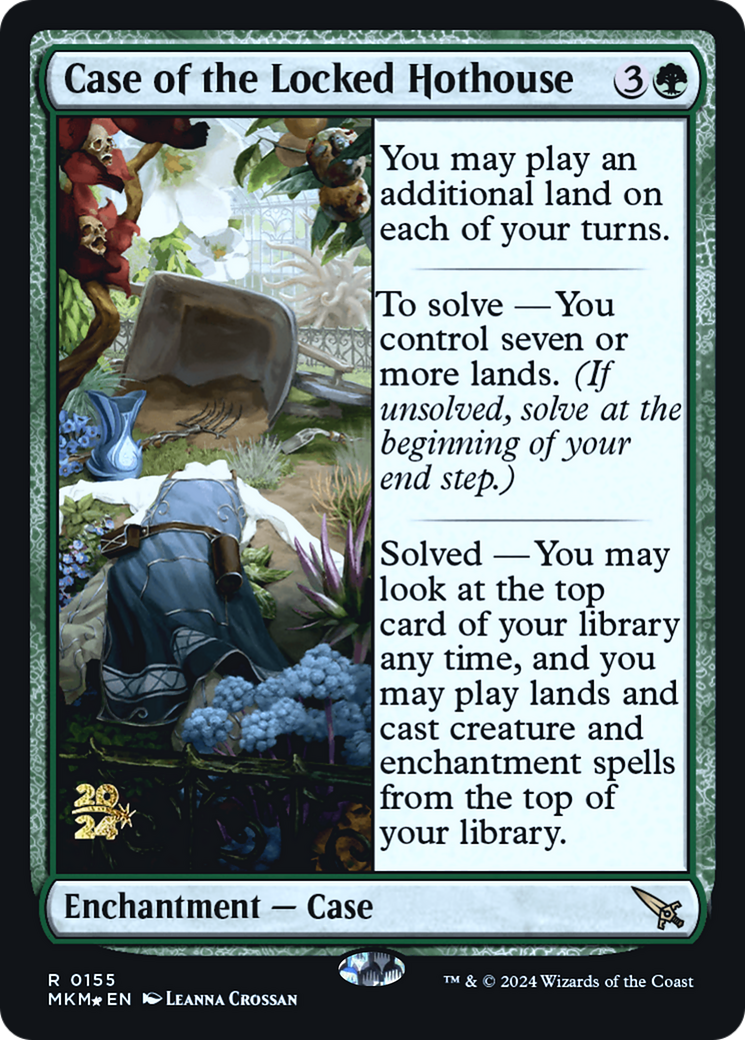 Case of the Locked Hothouse [Murders at Karlov Manor Prerelease Promos] | Yard's Games Ltd