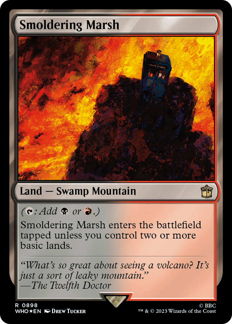 Smoldering Marsh (Surge Foil) [Doctor Who] | Yard's Games Ltd