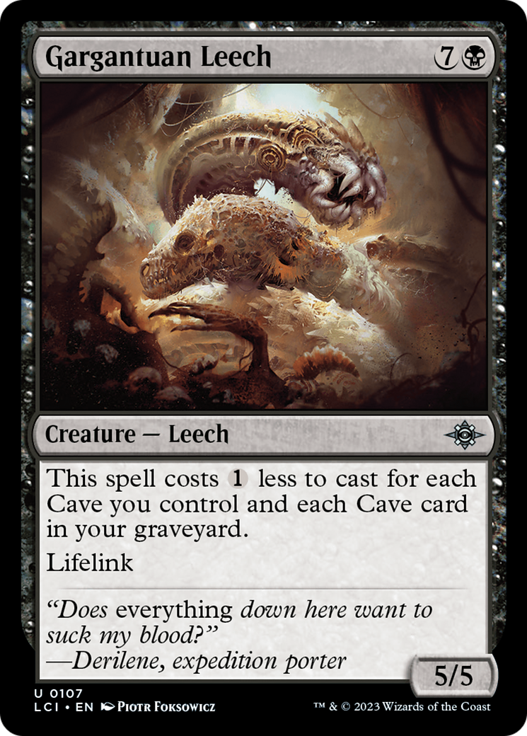 Gargantuan Leech [The Lost Caverns of Ixalan] | Yard's Games Ltd