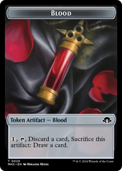 Phyrexian Germ // Blood Double-Sided Token [Modern Horizons 3 Tokens] | Yard's Games Ltd