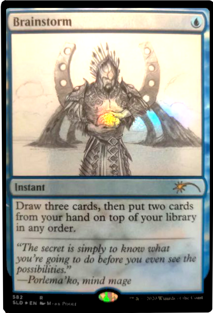 Brainstorm (Sketch) [Secret Lair Drop Promos] | Yard's Games Ltd