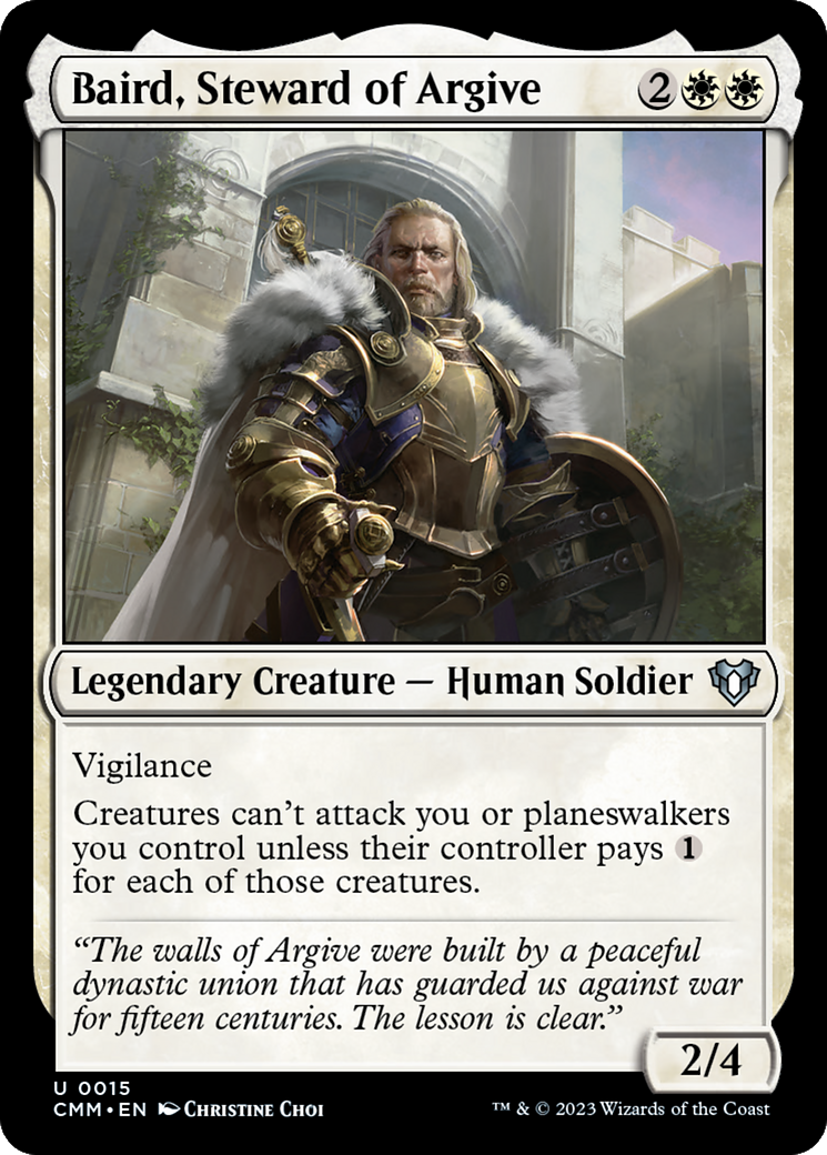 Baird, Steward of Argive [Commander Masters] | Yard's Games Ltd