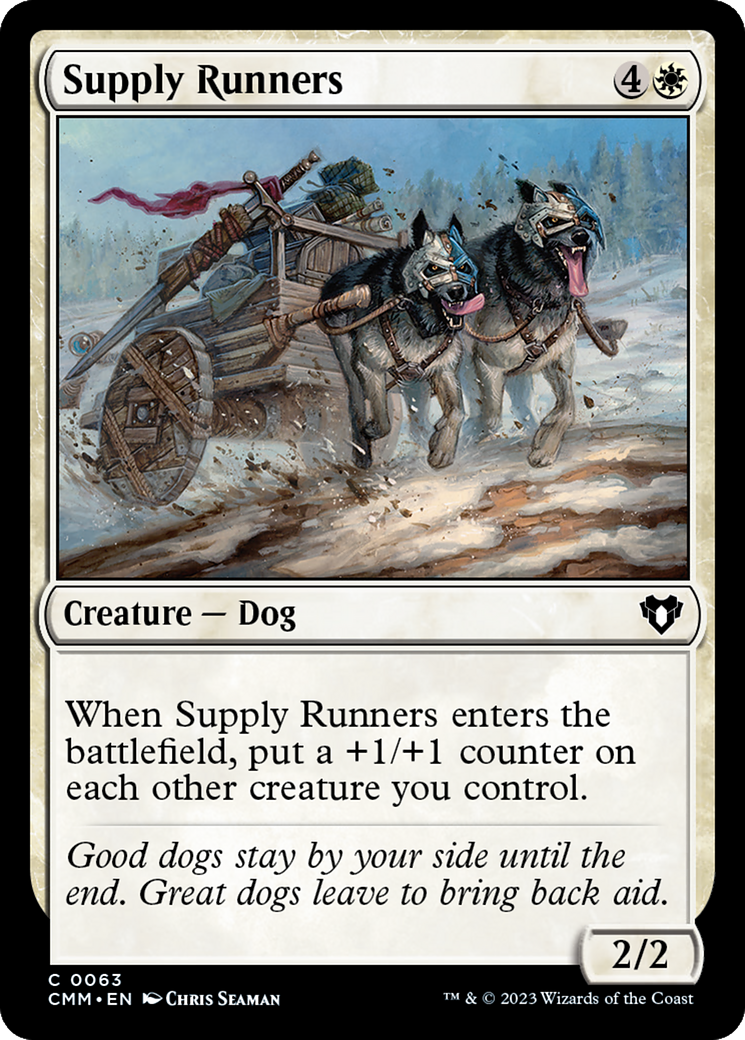 Supply Runners [Commander Masters] | Yard's Games Ltd