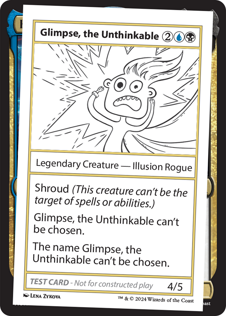 Glimpse, the Unthinkable [Mystery Booster 2 Playtest Cards] | Yard's Games Ltd