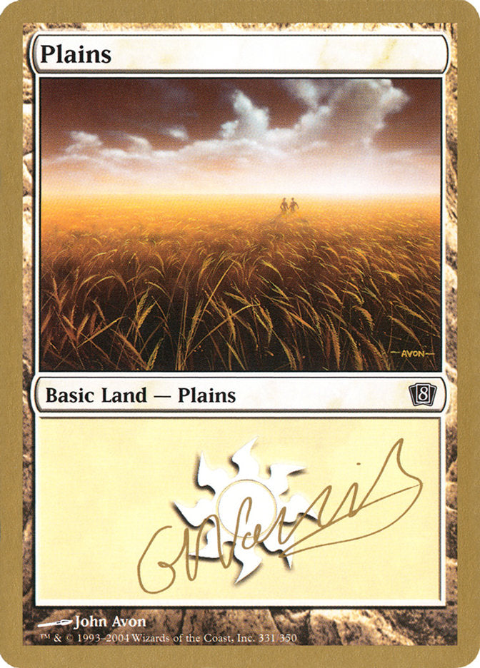 Plains (gn331) (Gabriel Nassif) [World Championship Decks 2004] | Yard's Games Ltd