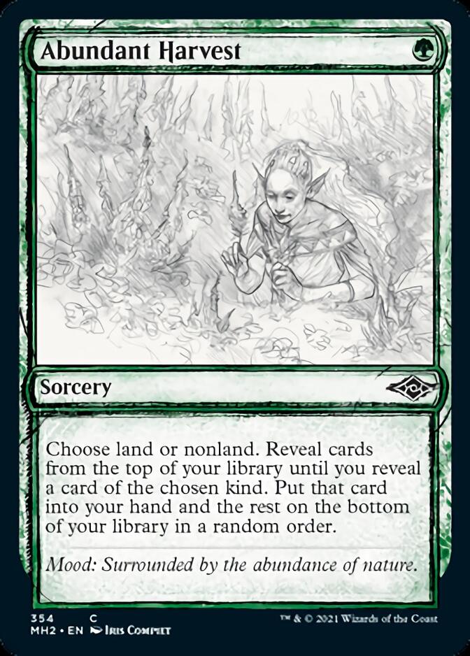 Abundant Harvest (Sketch) [Modern Horizons 2] | Yard's Games Ltd