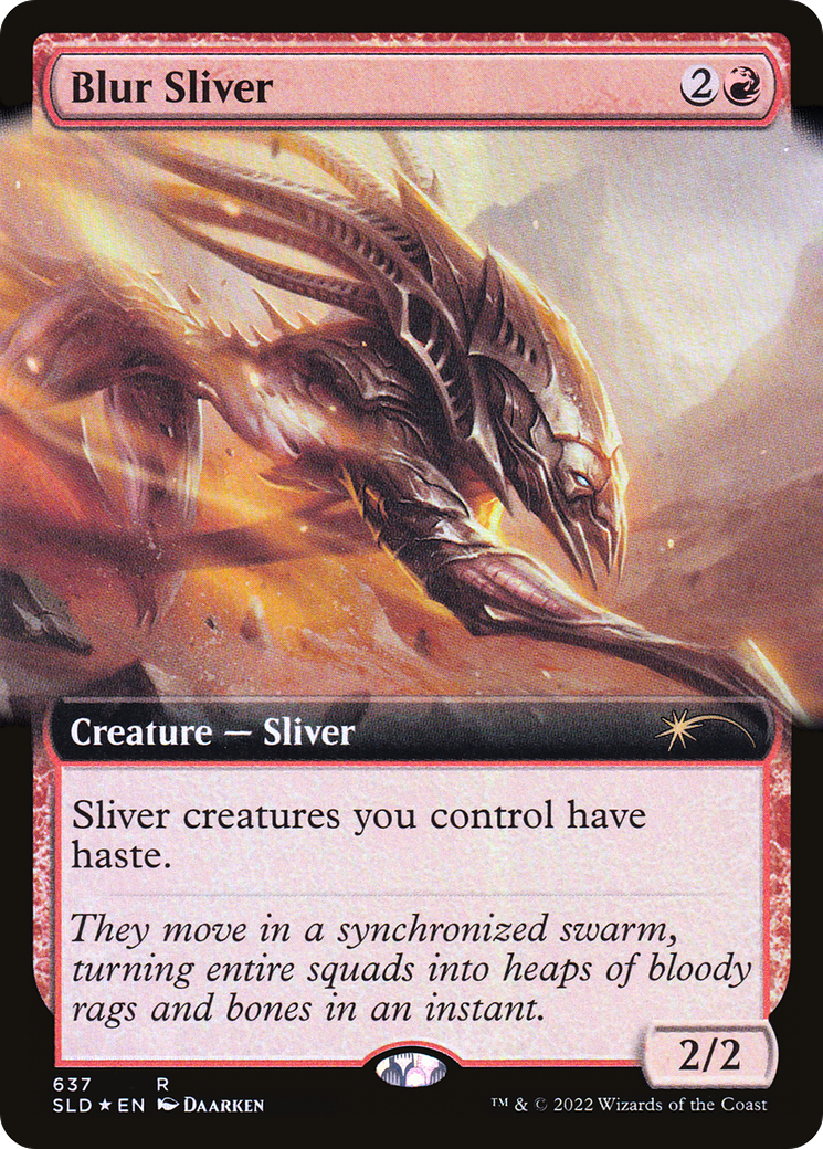 Blur Sliver (Extended Art) [Secret Lair Drop Promos] | Yard's Games Ltd