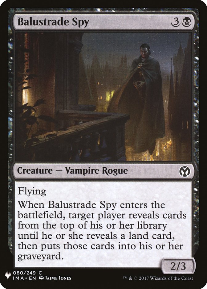 Balustrade Spy [Mystery Booster] | Yard's Games Ltd