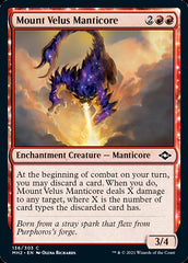 Mount Velus Manticore [Modern Horizons 2] | Yard's Games Ltd