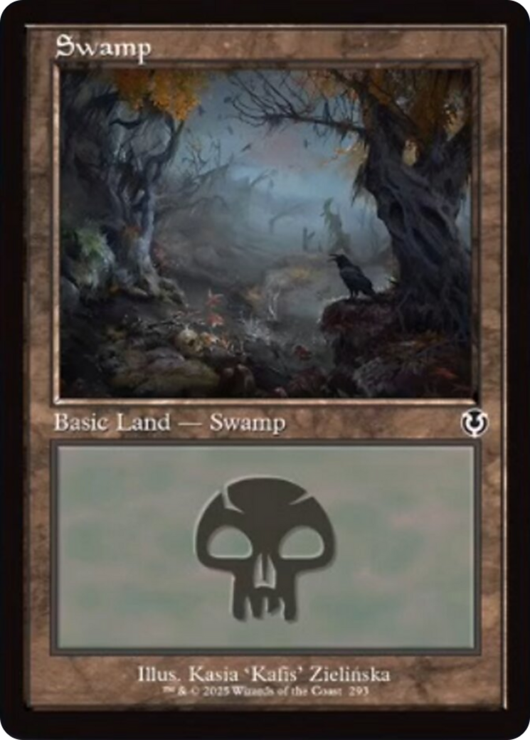 Swamp (293) (Retro Frame) [Innistrad Remastered] | Yard's Games Ltd