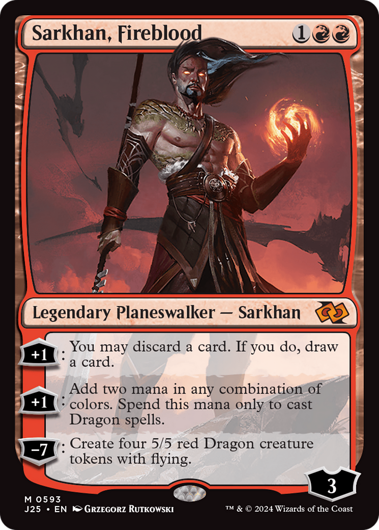 Sarkhan, Fireblood [Foundations Jumpstart] | Yard's Games Ltd