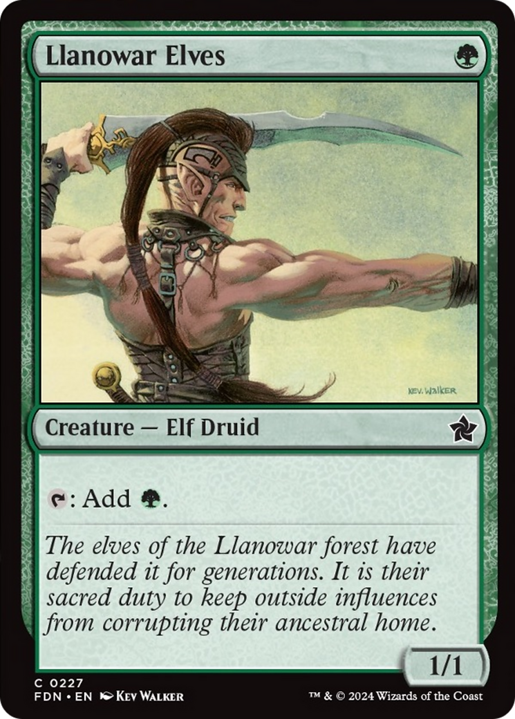 Llanowar Elves [Foundations] | Yard's Games Ltd