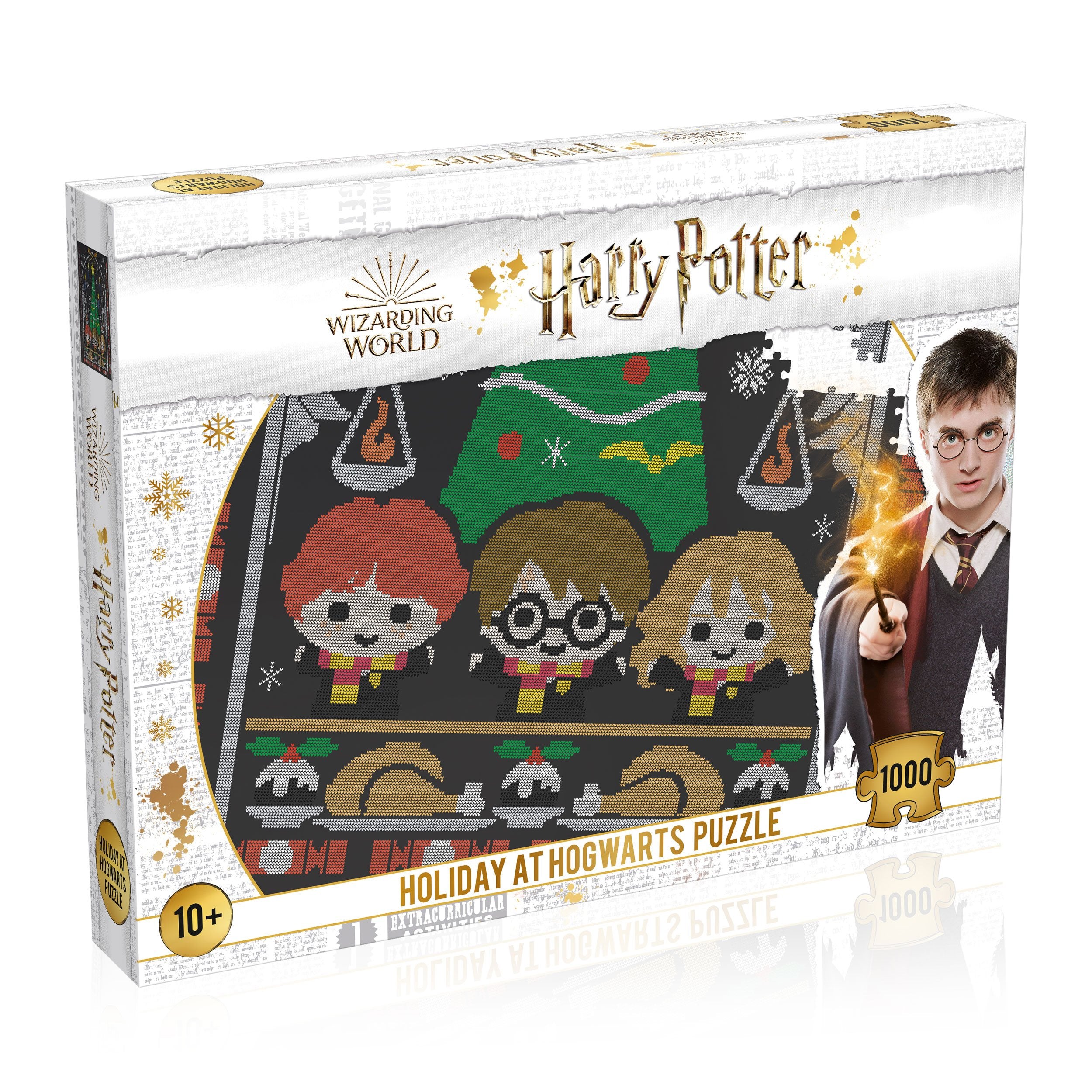 Harry Potter Holiday at Hogwarts Jigsaw Puzzle (1000 Pieces) [New] | Yard's Games Ltd