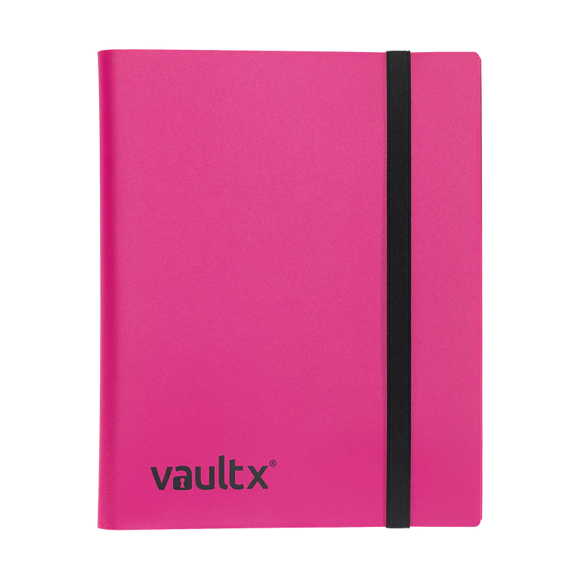 Vault X - 9-Pocket Strap Binder - Pink | Yard's Games Ltd