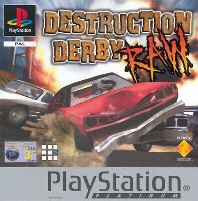 Destruction Derby Raw - PS1 Platinum | Yard's Games Ltd