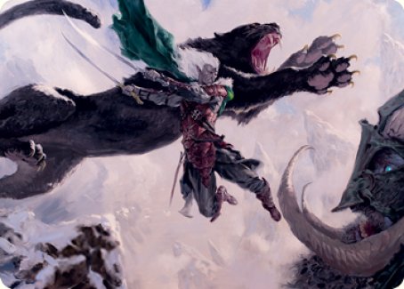 Drizzt Do'Urden Art Card [Dungeons & Dragons: Adventures in the Forgotten Realms Art Series] | Yard's Games Ltd