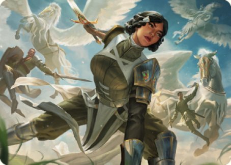 Resolute Reinforcements Art [Dominaria United Art Series] | Yard's Games Ltd