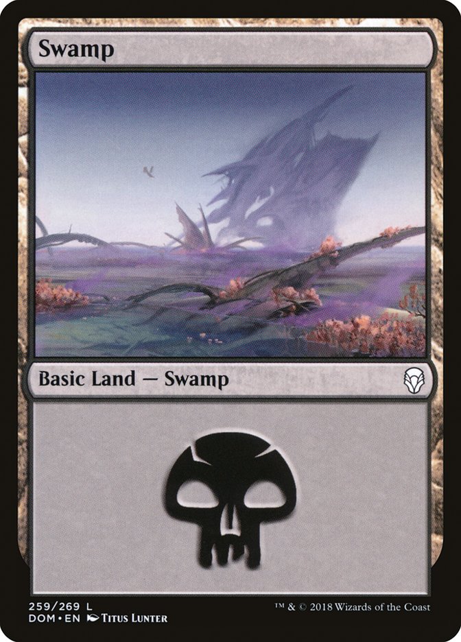 Swamp (259) [Dominaria] | Yard's Games Ltd