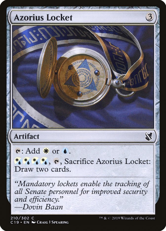 Azorius Locket [Commander 2019] | Yard's Games Ltd