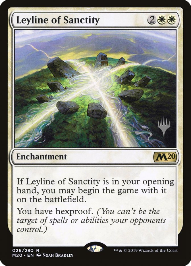 Leyline of Sanctity (Promo Pack) [Core Set 2020 Promos] | Yard's Games Ltd