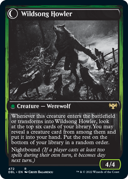 Howlpack Piper // Wildsong Howler [Innistrad: Double Feature] | Yard's Games Ltd