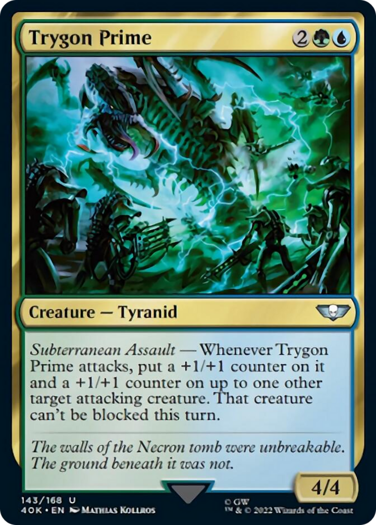 Trygon Prime (Surge Foil) [Warhammer 40,000] | Yard's Games Ltd