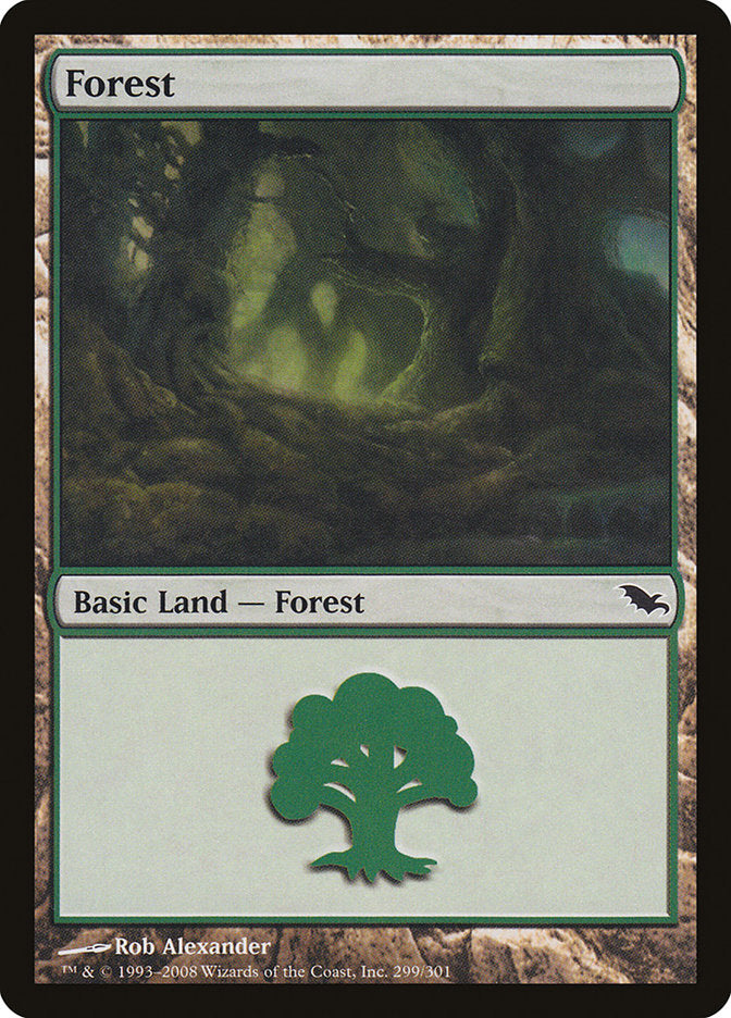 Forest (299) [Shadowmoor] | Yard's Games Ltd